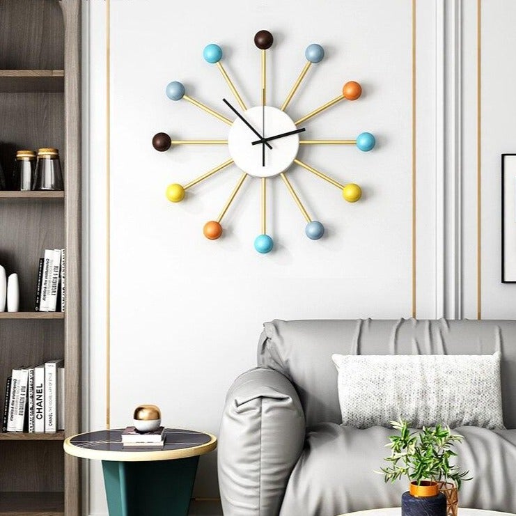 Lollipop Wall Clock - Novus Decor Wall Decor