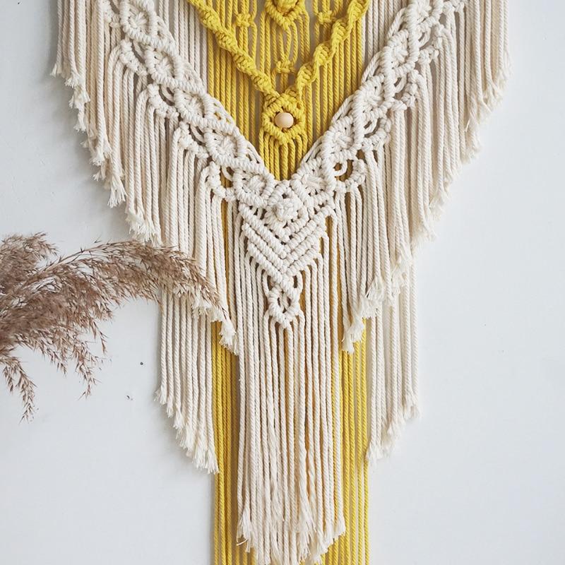 Nordic Macrame Wall Hanging Handmade Tapestry Boho Decor Tassel Living - Novus Decor Wall Decor