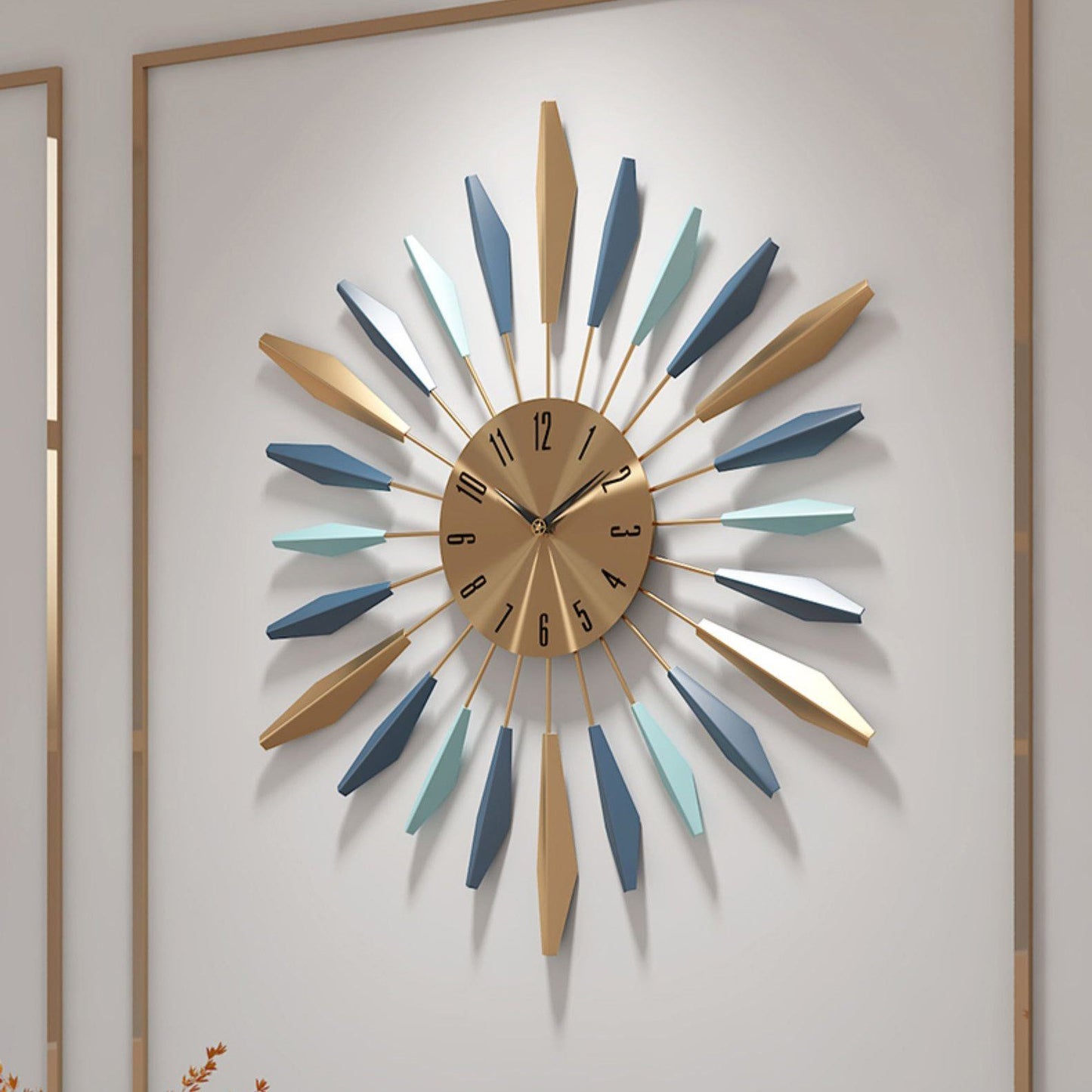 【 Extra $20 Off Now】22'' Mid Century Decorative Oversized Clock