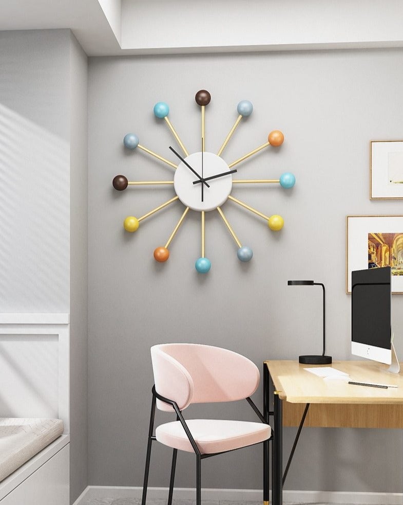 Lollipop Wall Clock - Novus Decor Wall Decor