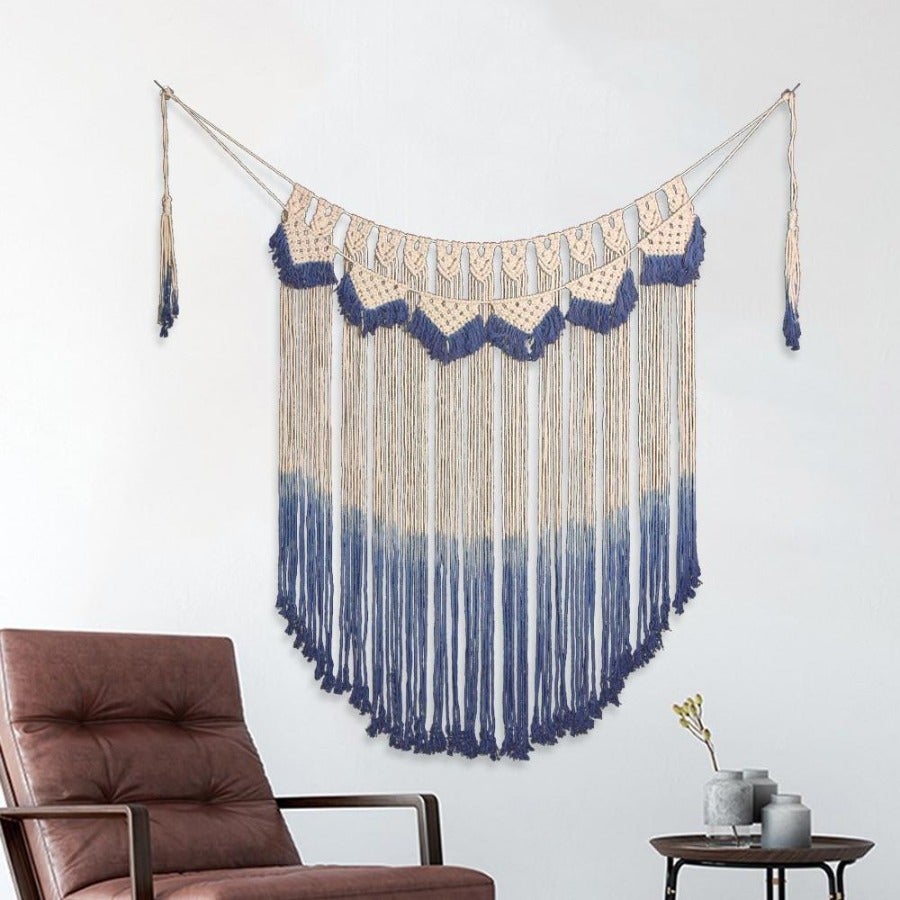 Macrame Tapestry Wall Hanging Bohemian Scenic Handmade Woven - Novus Decor Wall Decor