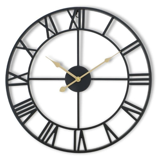 Retro Metal Clock - Novus Decor Wall Decor