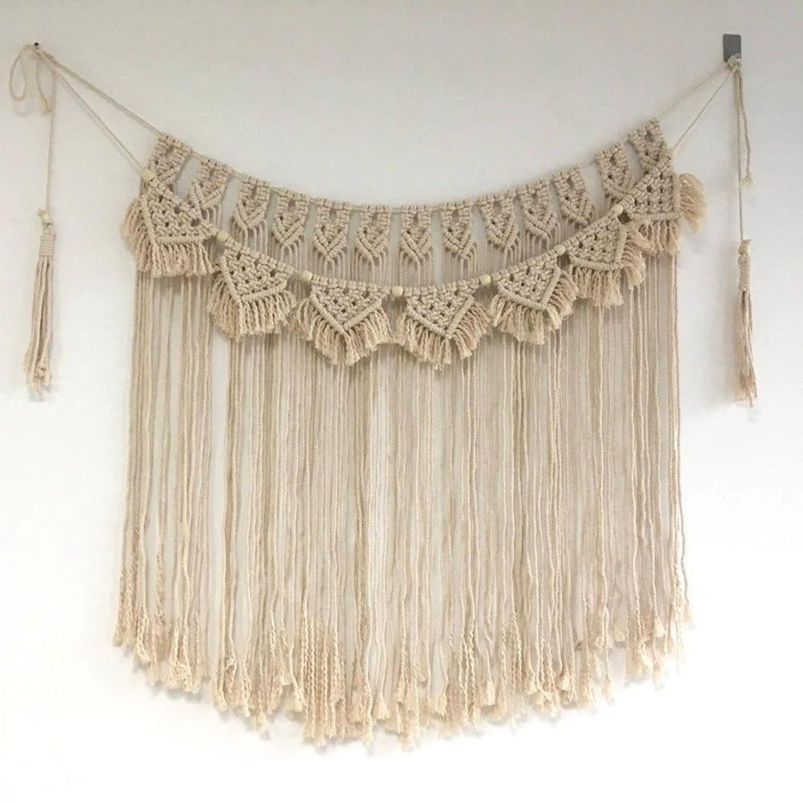 Macrame Tapestry Wall Hanging Bohemian Scenic Handmade Woven - Novus Decor Wall Decor