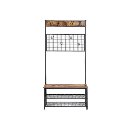 Industrial Shoe Rack Bench