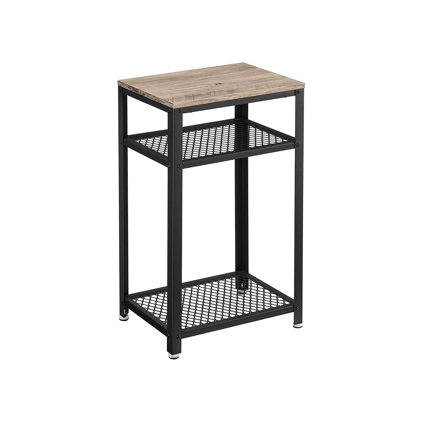 End Telephone Table with 2 Mesh Shelves