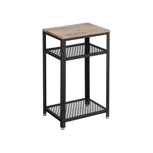 End Telephone Table with 2 Mesh Shelves