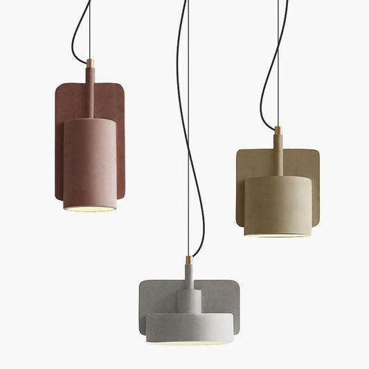 Runa Cement Industrial Pendant Light