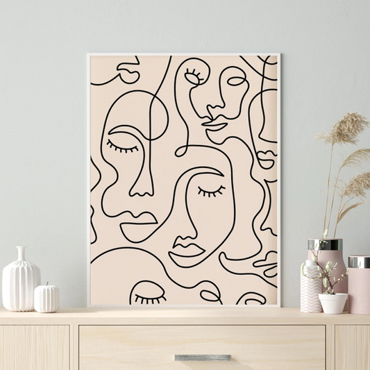 Forever and Endless Linear Art Prints