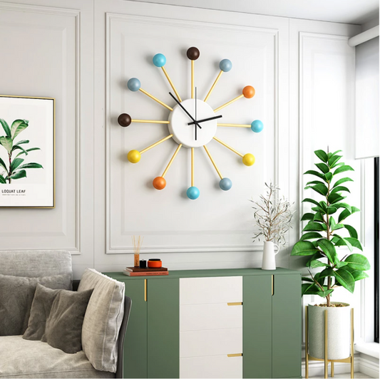 Lollipop Wall Clock - Novus Decor Wall Decor