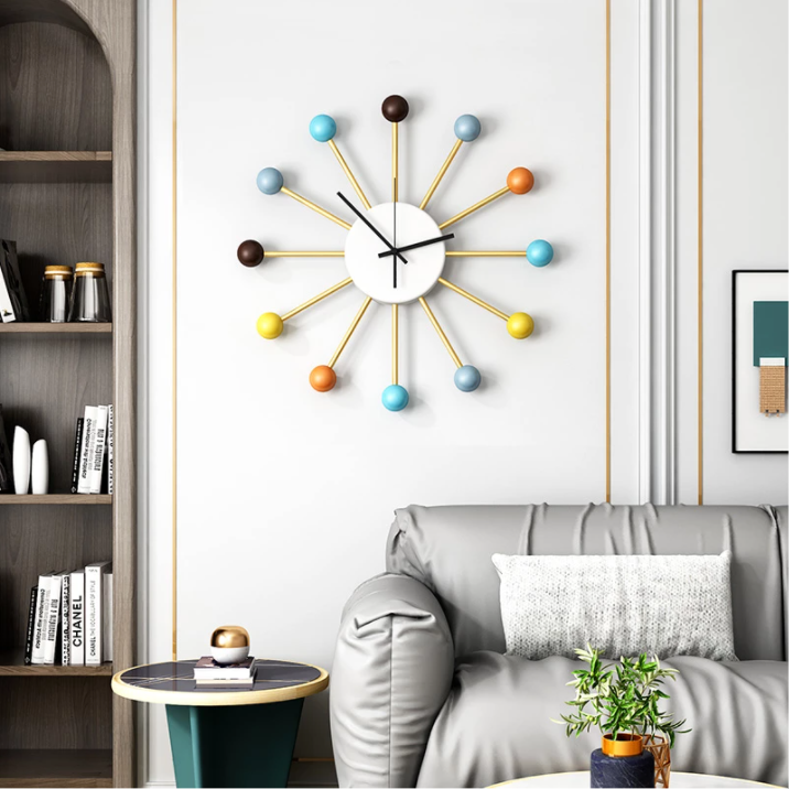 Lollipop Wall Clock - Novus Decor Wall Decor