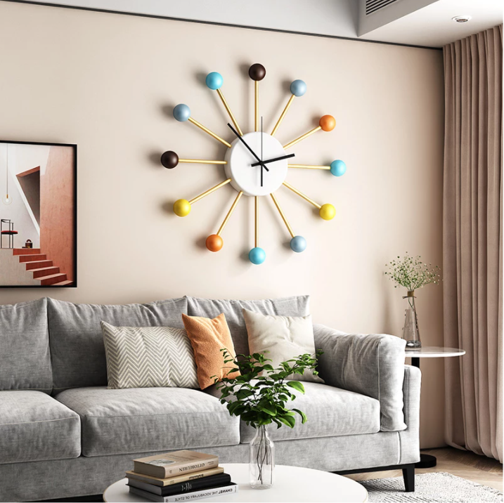 Lollipop Wall Clock - Novus Decor Wall Decor