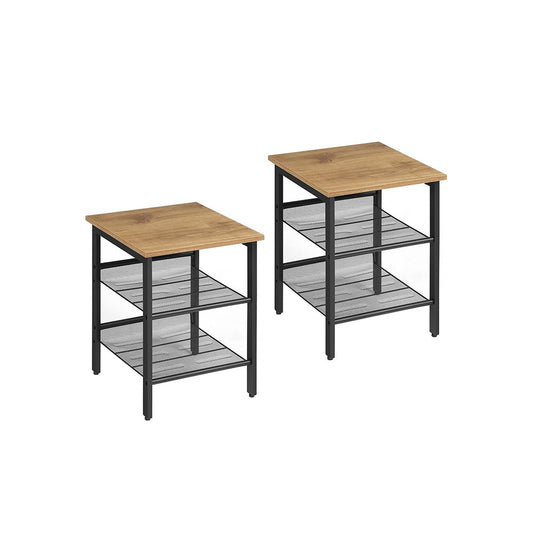 Set of 2 Side Tables for Bedroom