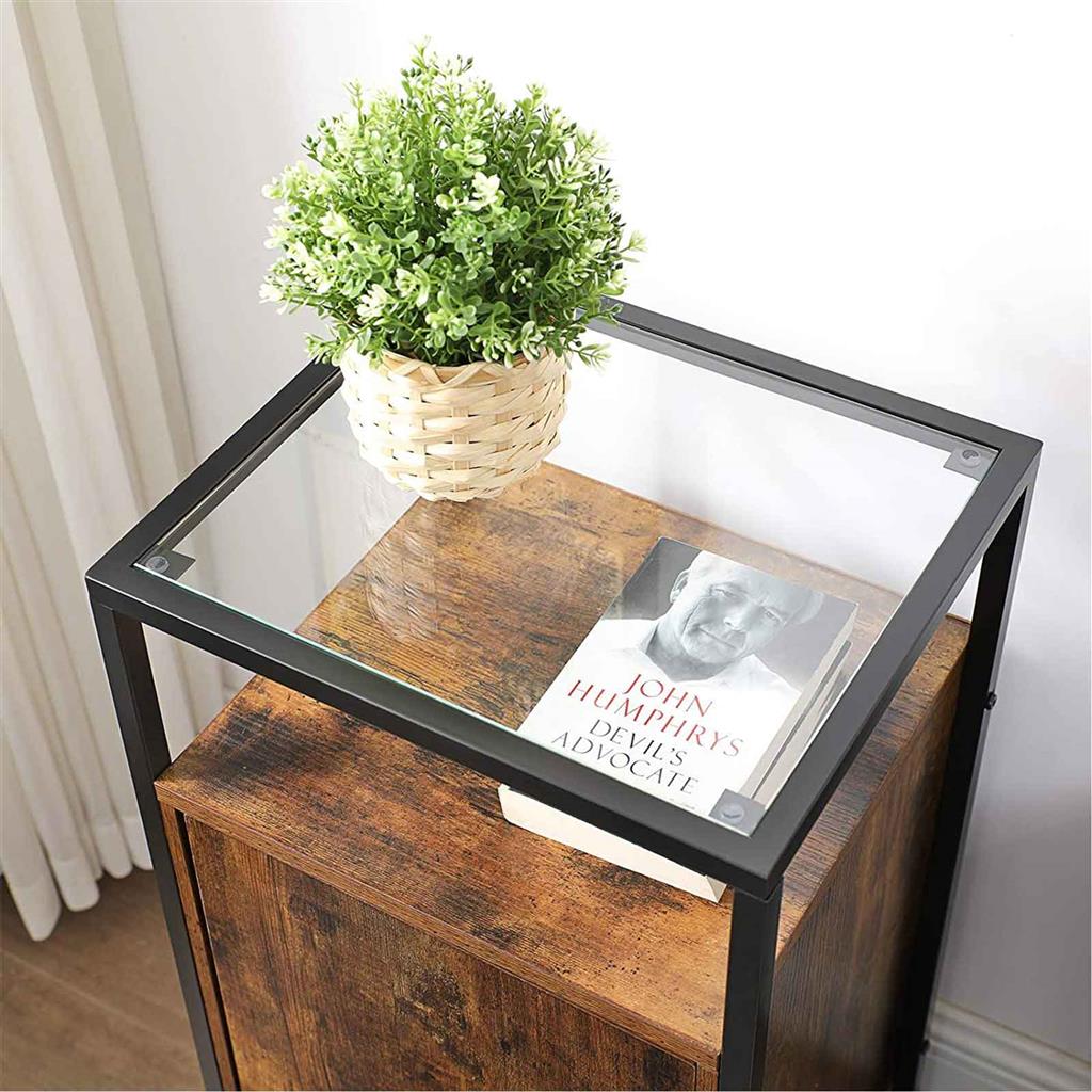 Steel Frame Side Table