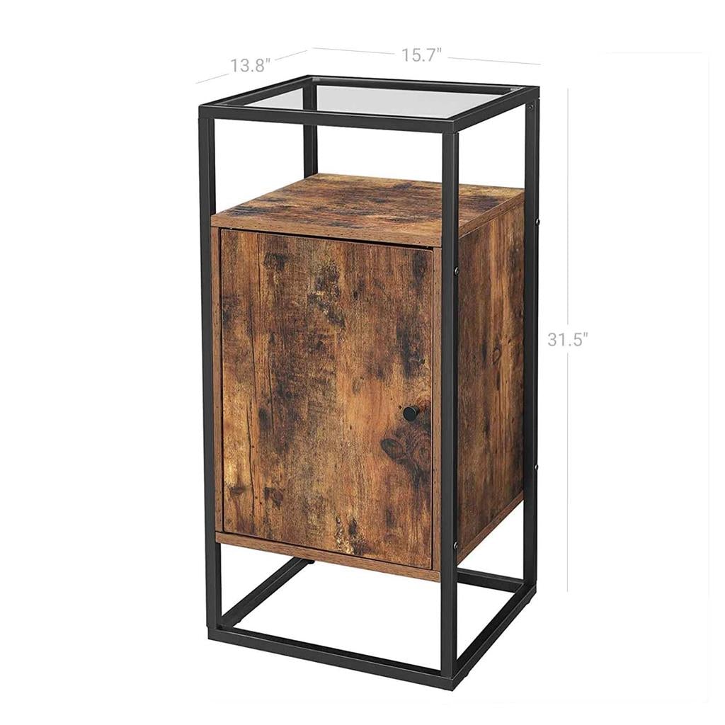 Steel Frame Side Table