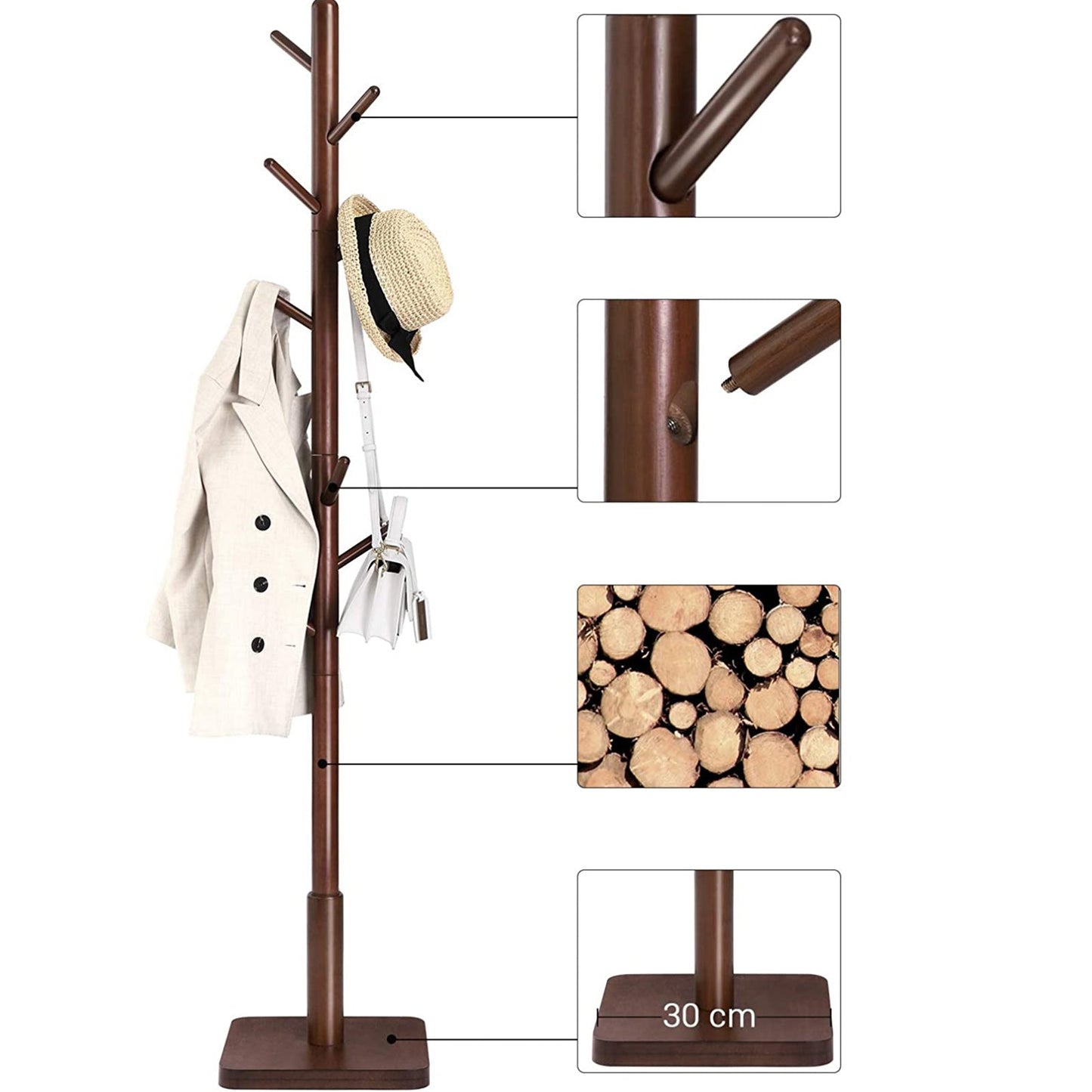 Solid Coat Stand