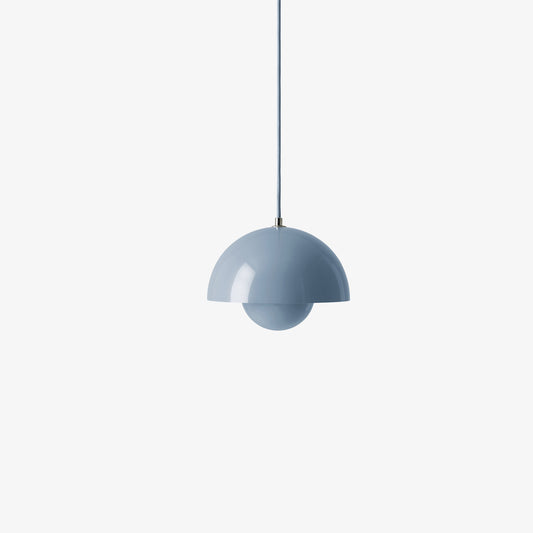 Light Blue / Medium: 14.5 in diameter / None Flowerpot Pendant Light OPEN BOX