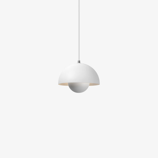 Matte White / Large: 19.7 in diameter / None Flowerpot Pendant Light OPEN BOX