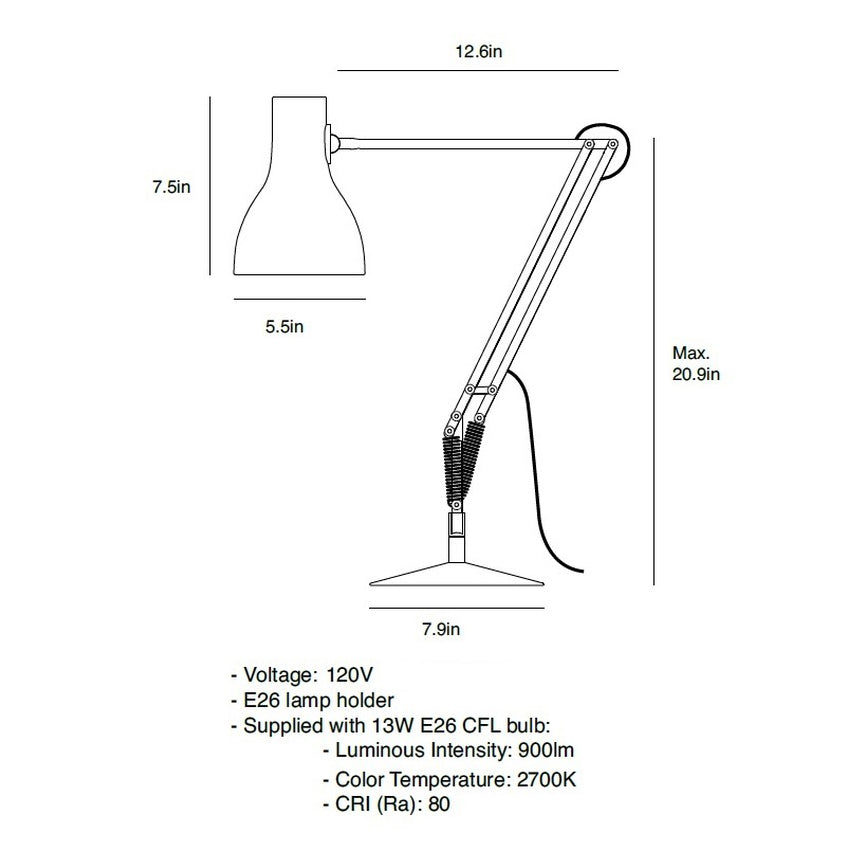 Type 75 Desk Lamp - Paul Smith - Edition 1