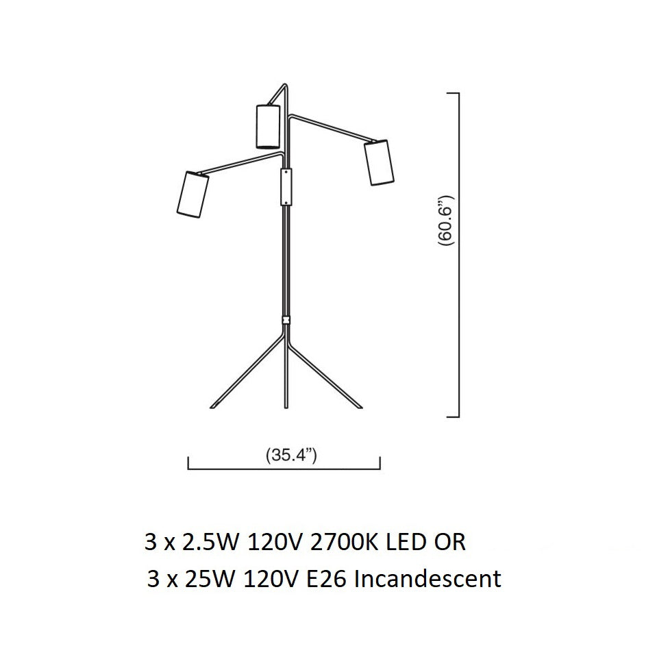 Array Cotton Floor Lamp