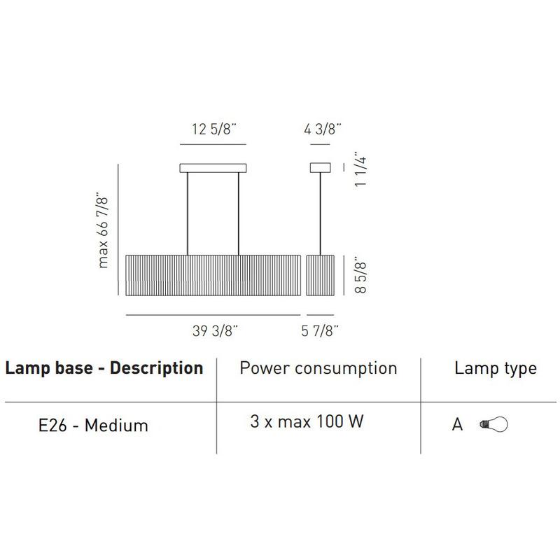 Clavius Rectangular Pendant Light