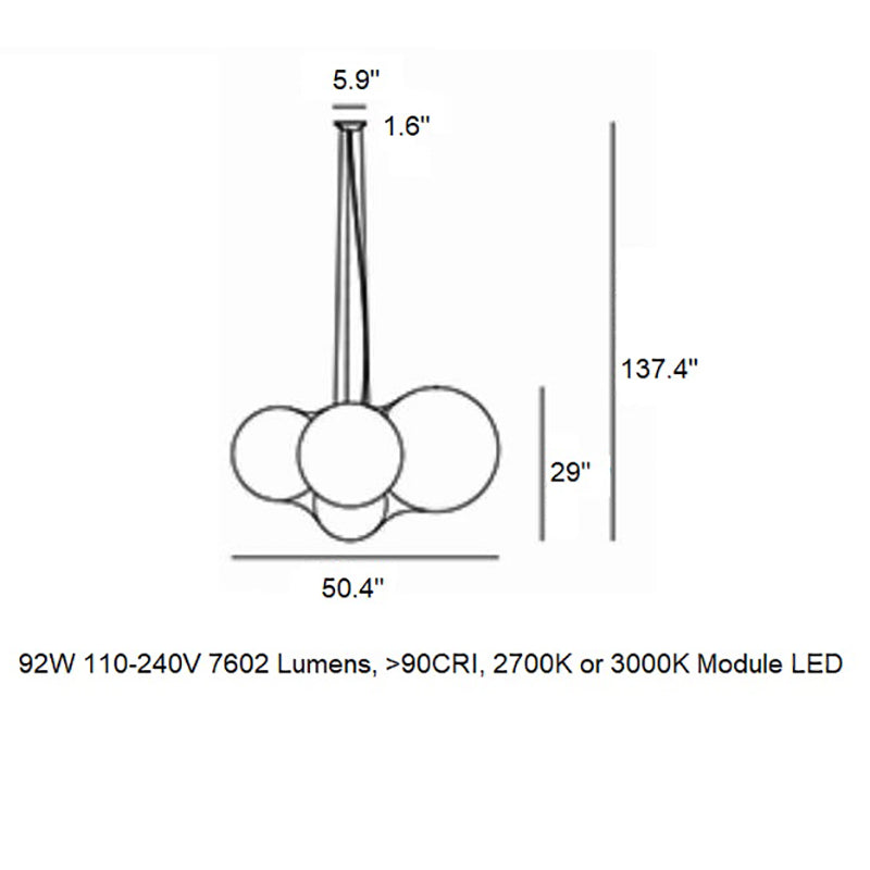 Cloudy Pendant Light