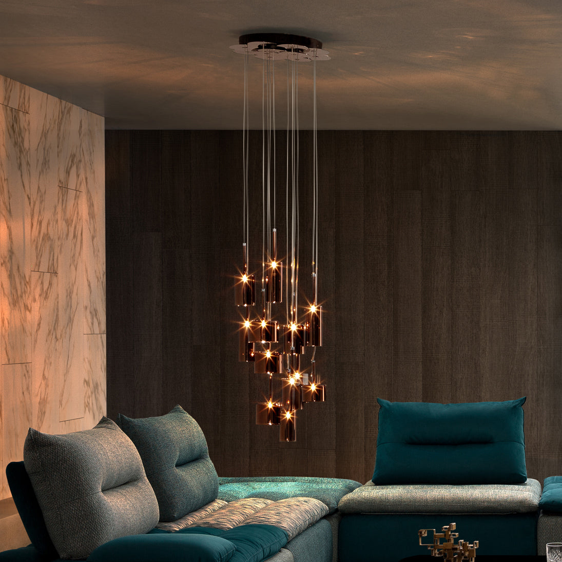 Spillray Multi Pendant Light