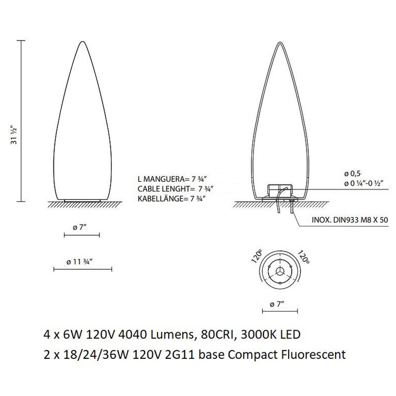 Kanpazar Outdoor Floor Lamp