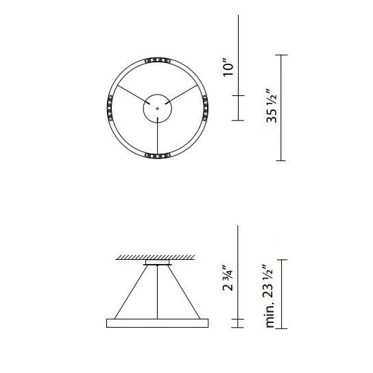 R2 LED Pendant Light