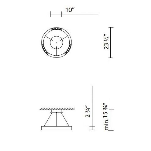 R2 LED Pendant Light