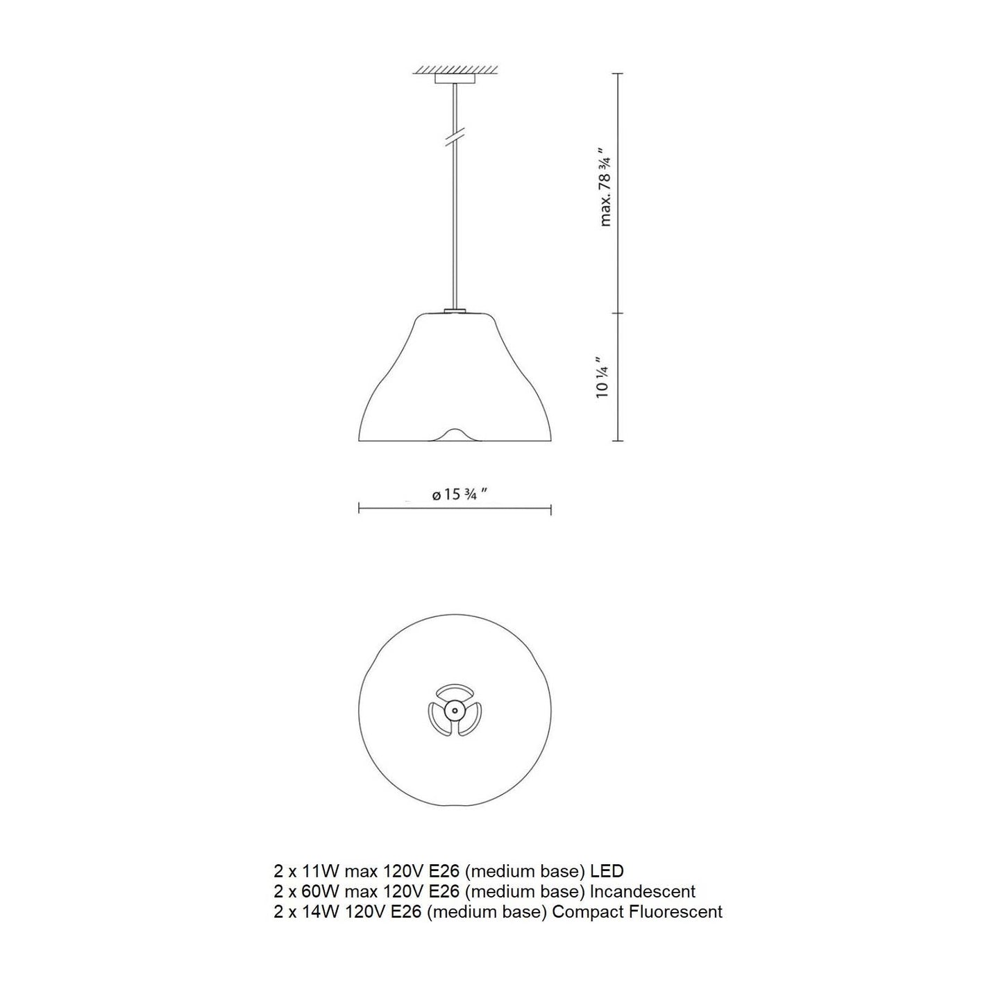 Ginkgo Pendant Light