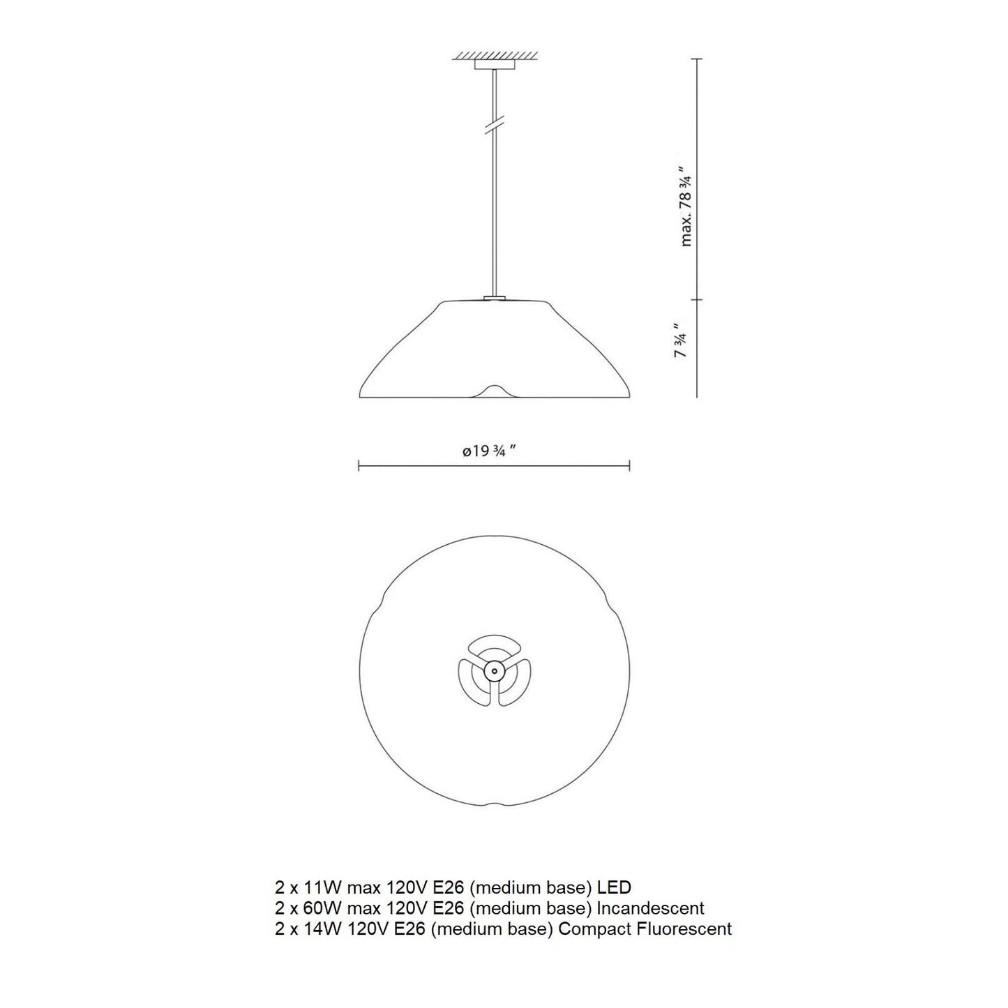 Ginkgo Pendant Light