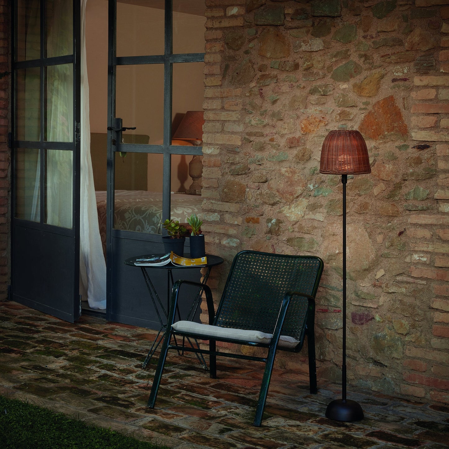 Atticus Battery Operated Outdoor Floor Lamp