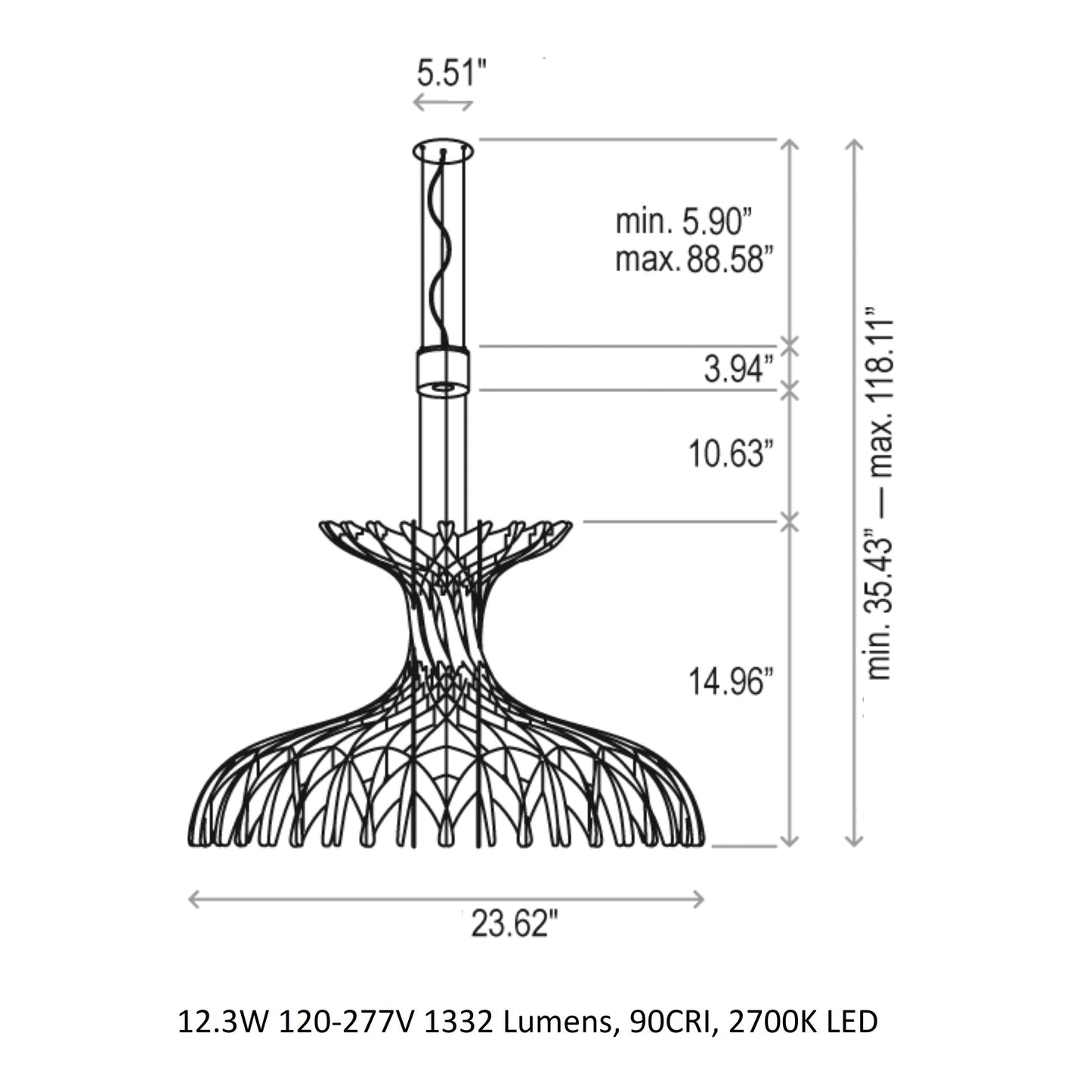 Dome Chandelier