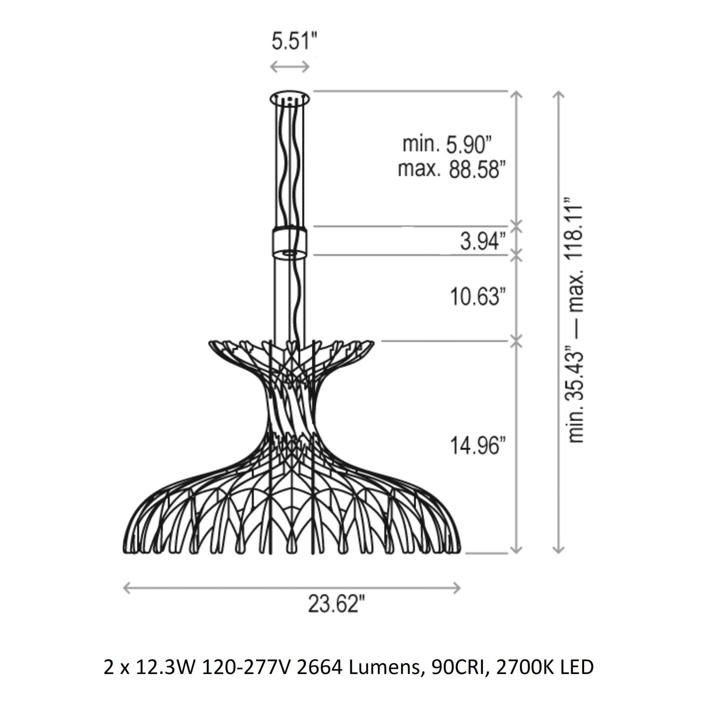 Dome Chandelier