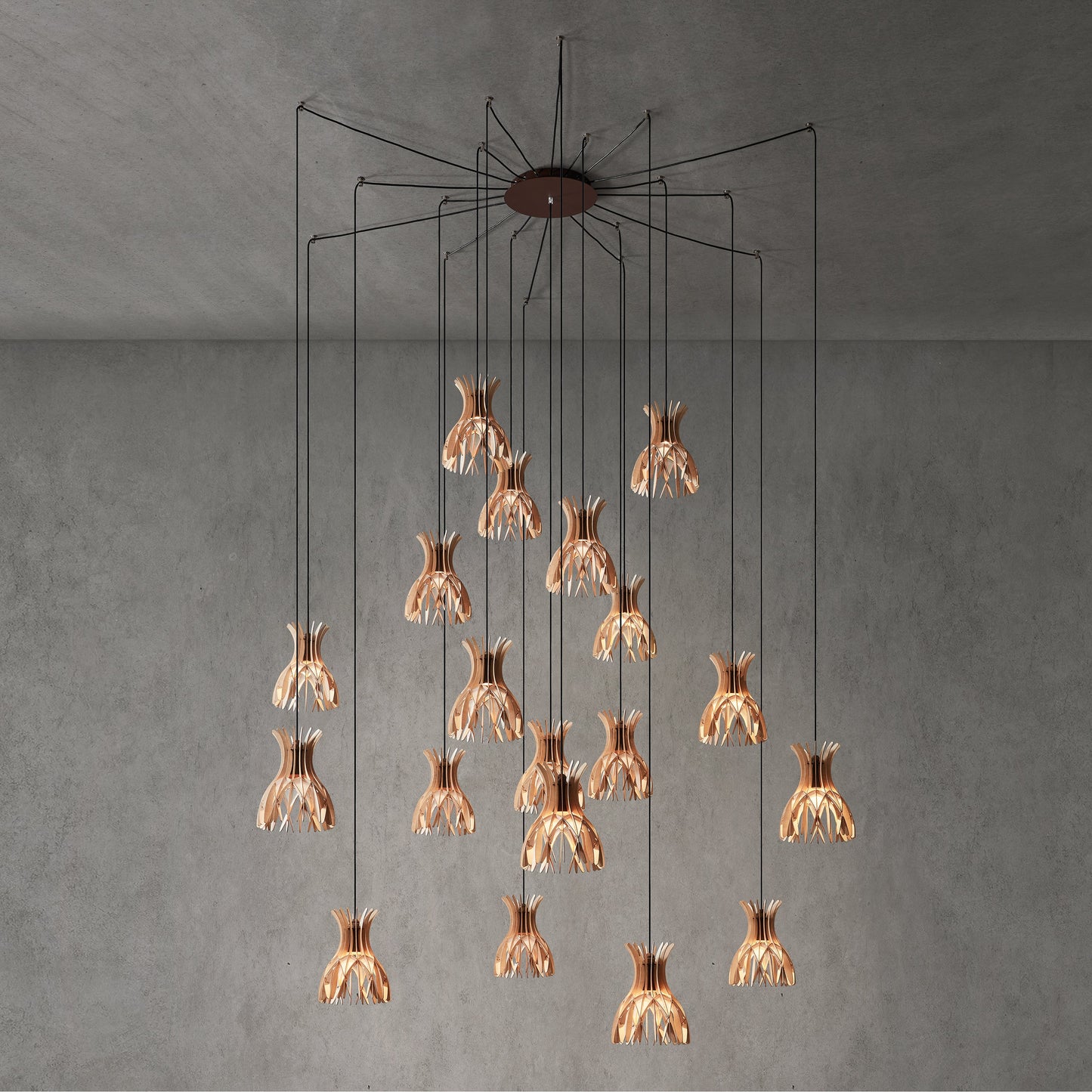 Domita Multiple Canopy Pendant Light