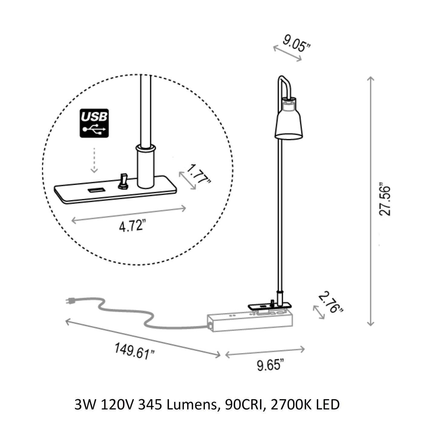 Drip M/70 Table Lamp