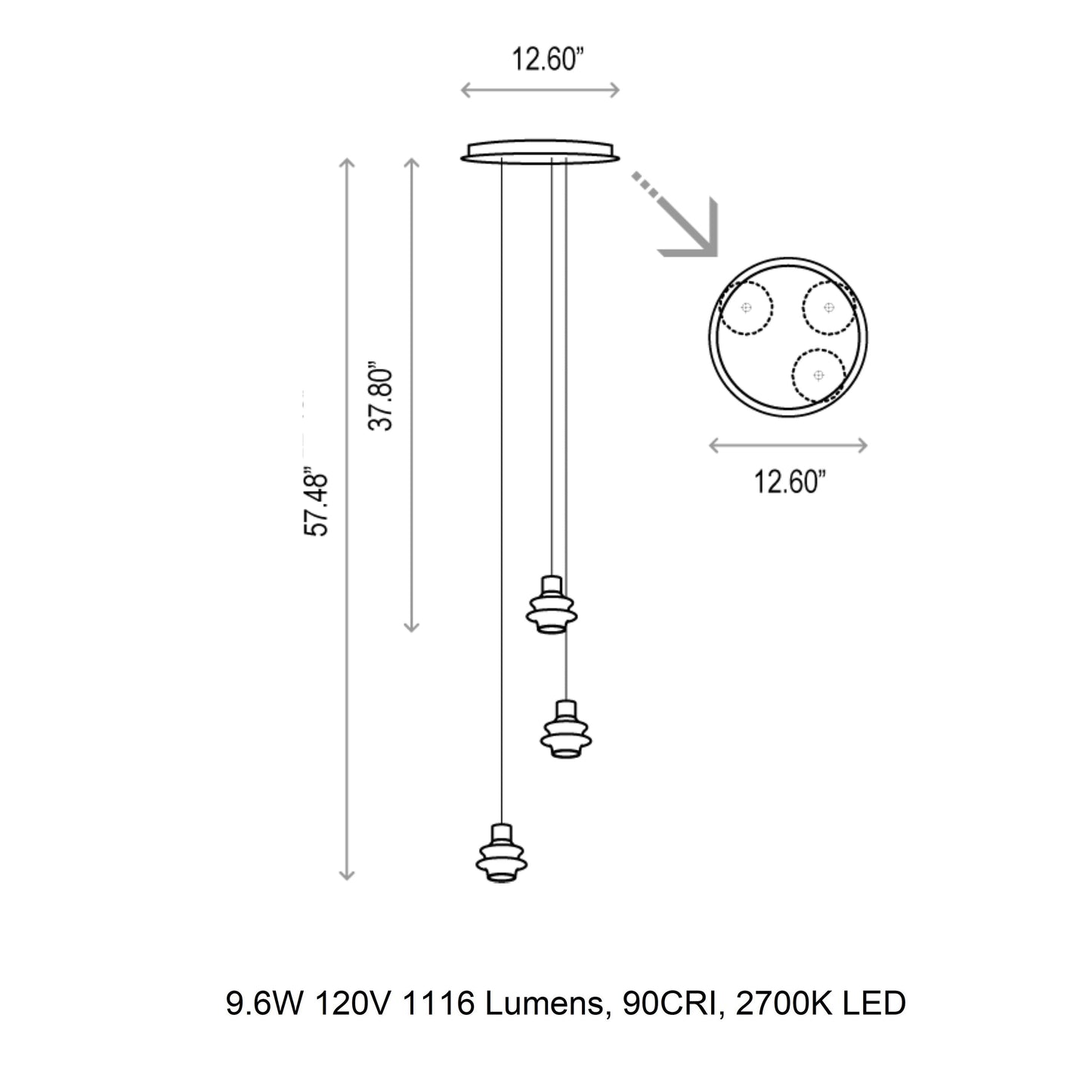 Drop Pendant Light