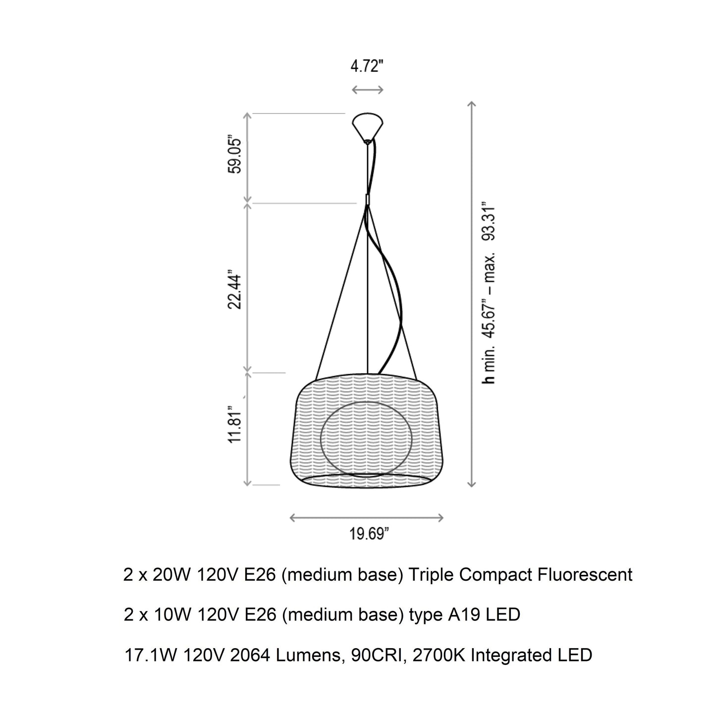 Fora Outdoor Pendant Light