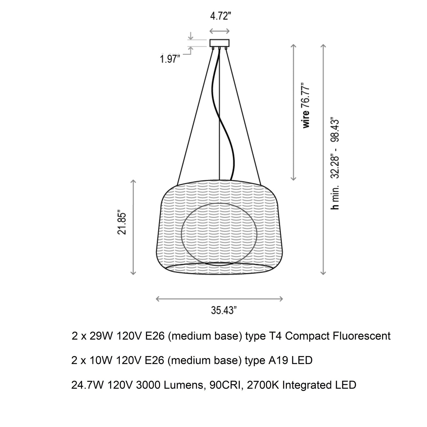 Fora Outdoor Pendant Light