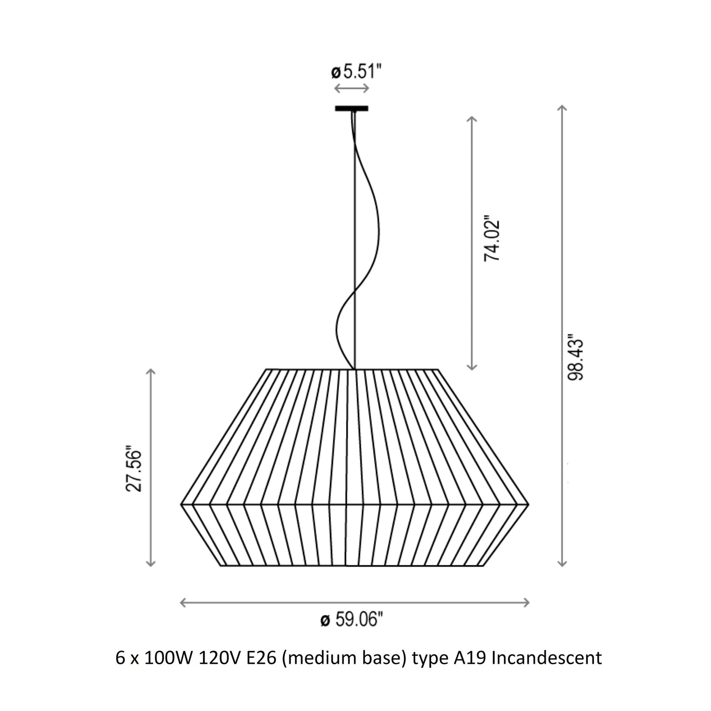 Mei Pendant Light