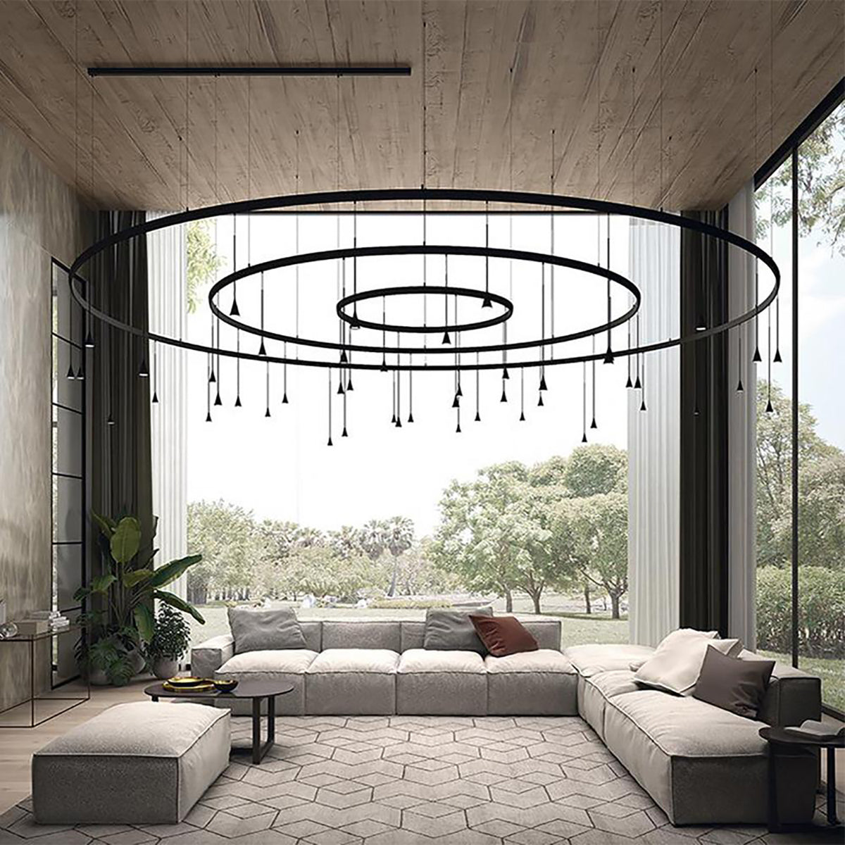 Skybell Circle Multi Light Pendant Light