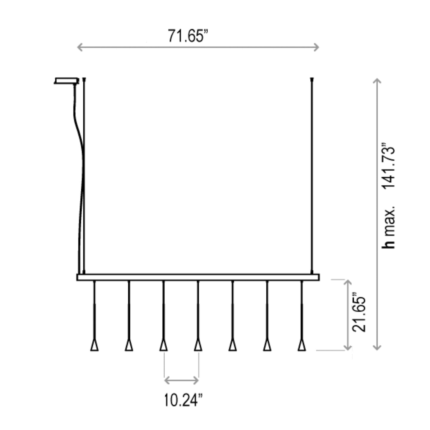 Skybell Linear Pendant Light