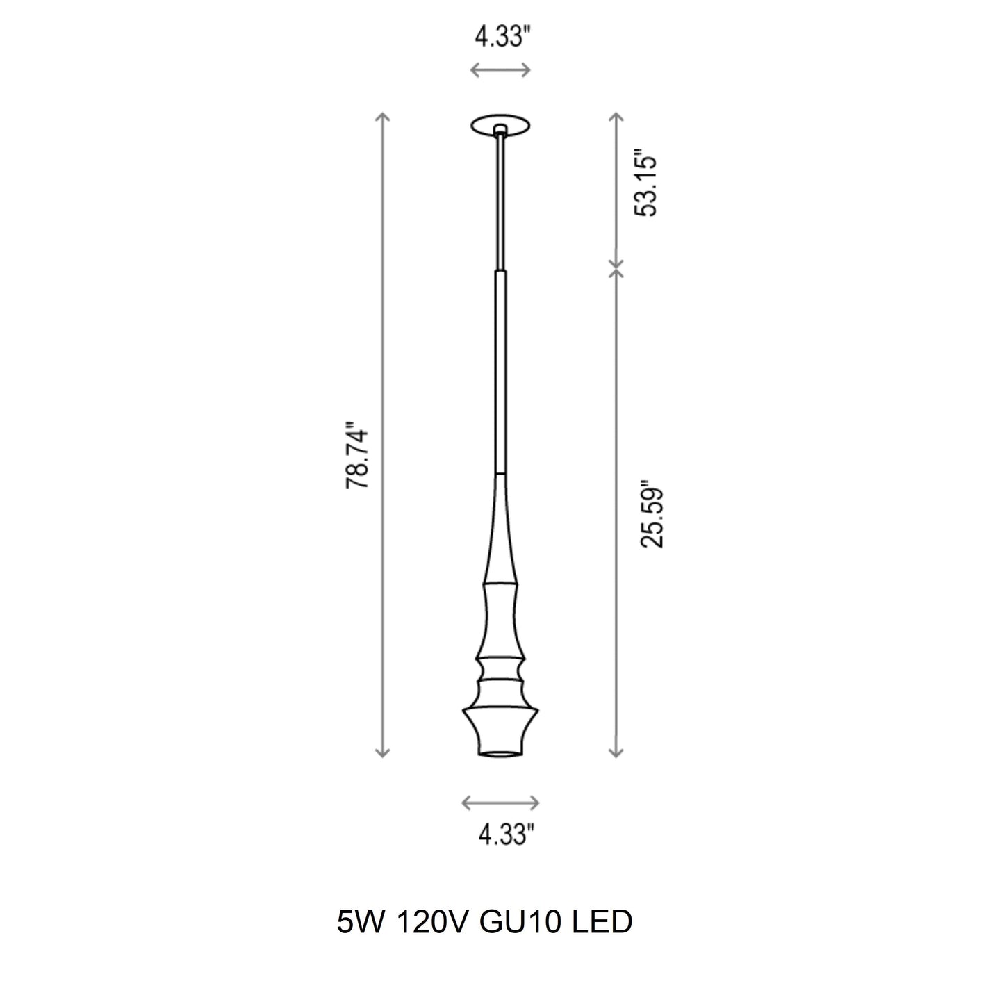 Slend 02 Pendant Light