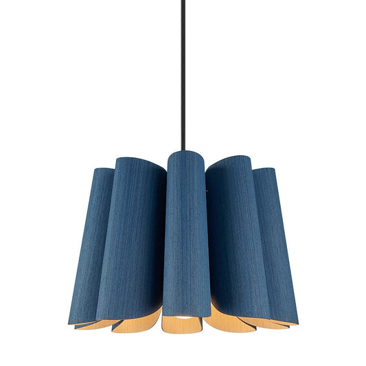 Blue / Medium: 12.6 in width Renata Pendant Light OPEN BOX