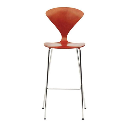 Bar Stool with Chrome Base