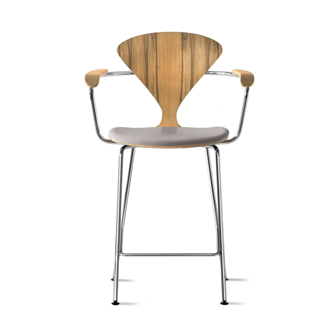 Counter Stool with Arms - Upholstered Seat