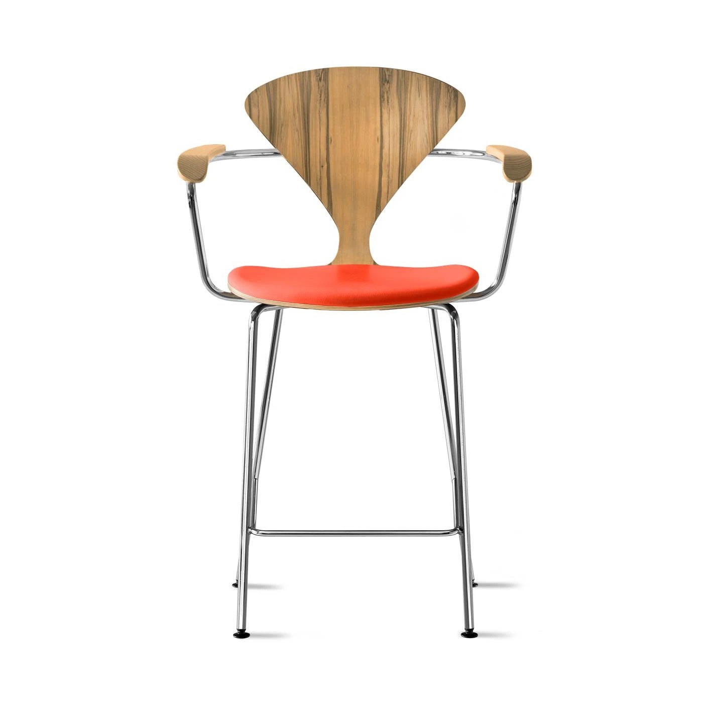 Counter Stool with Arms - Upholstered Seat