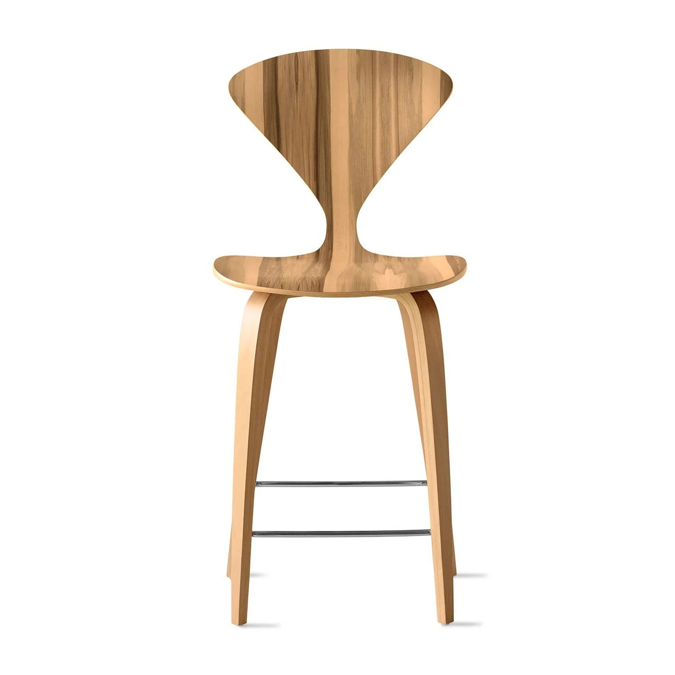 Counter Stool with Wood Base
