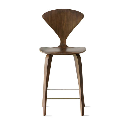 Counter Stool with Wood Base