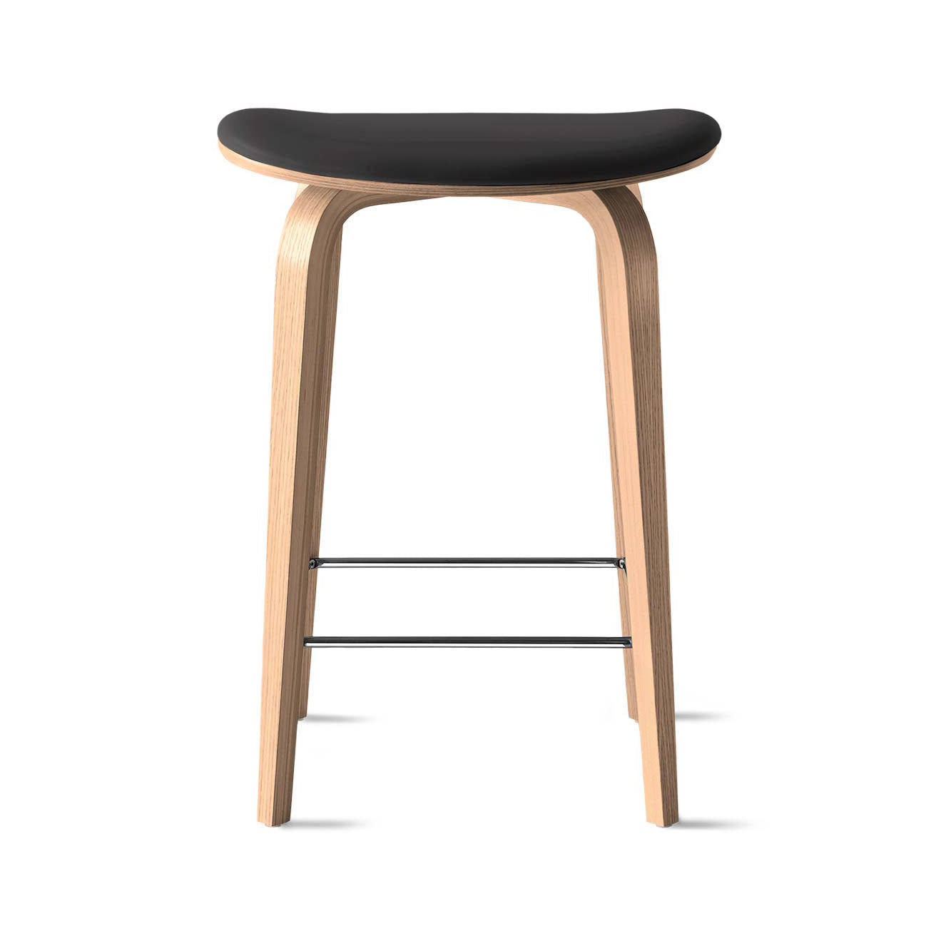 Under Counter Upholstered Wood Stool